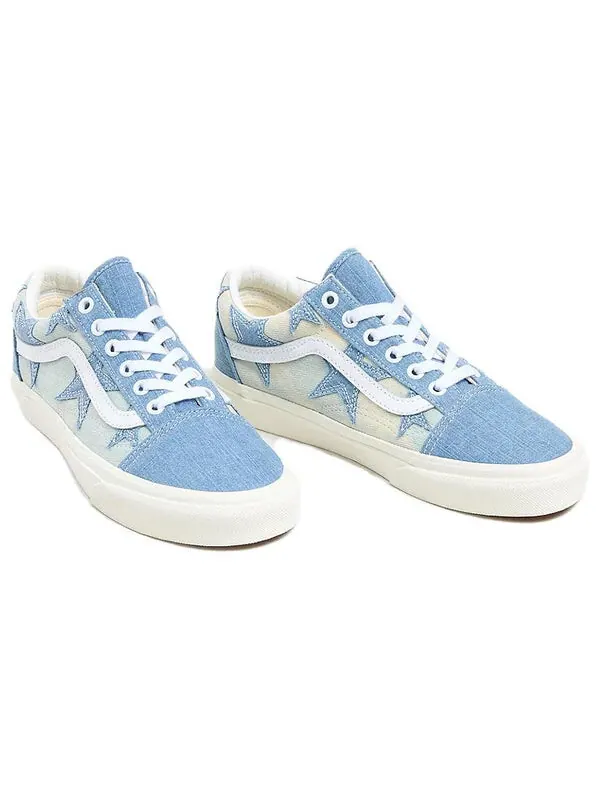 Кроссовки old skool 'starry night denim' Vans — изображение 3 из 4, светлый синий