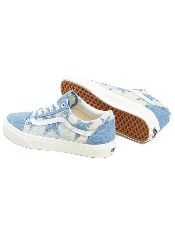 Кроссовки old skool 'starry night denim' Vans — изображение 4 из 4, светлый синий