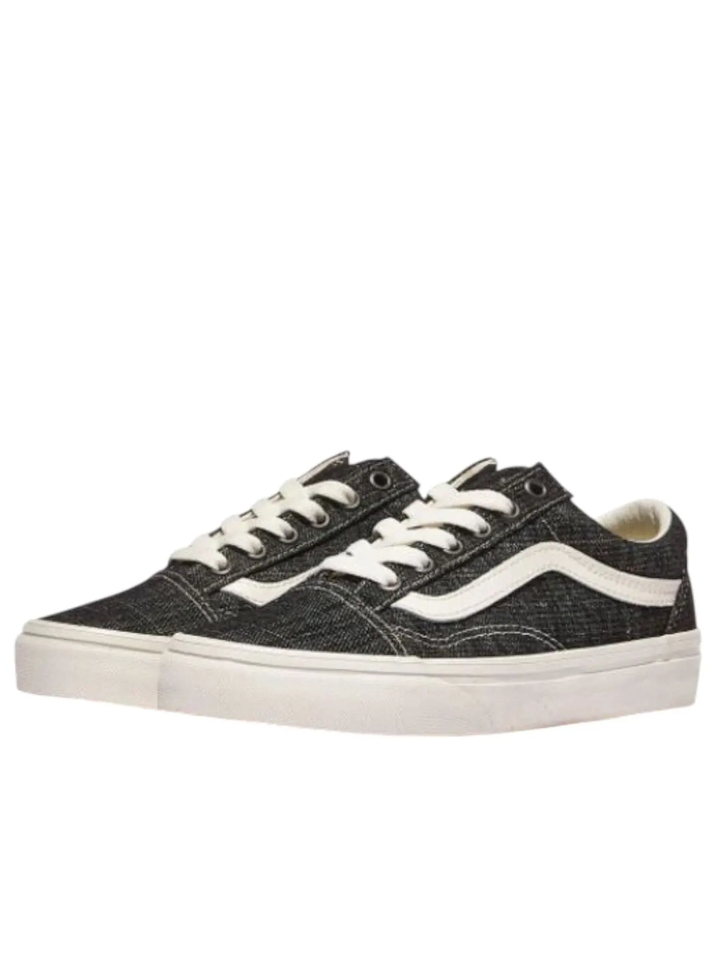 Кроссовки Vans Old Skool 'Black White' — изображение 2 из 4, черный