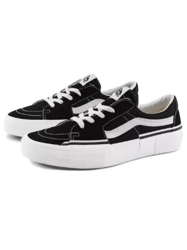 Кроссовки Vans Sk8-Low Rearrange 'Black' — изображение 2 из 4, черный/белый