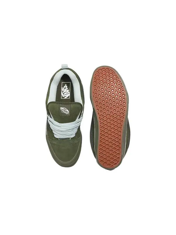 Кроссовки knu skool 'utility mono olive' Vans — изображение 4 из 4, оливковый