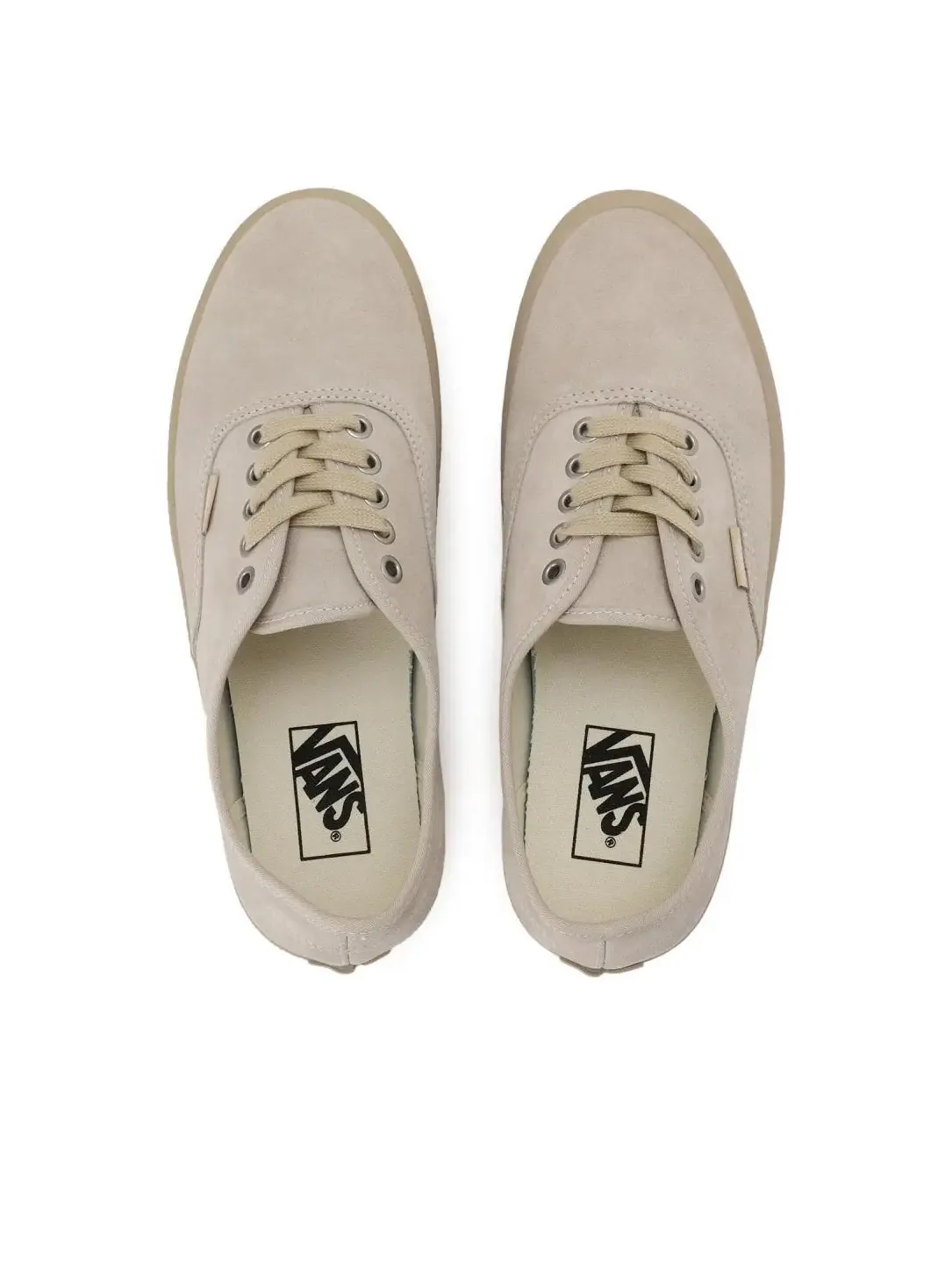 Кроссовки Vans Authentic 'Beige' — изображение 2 из 5, бежевый
