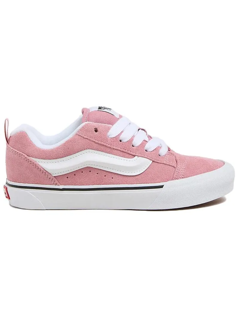 Кроссовки Vans Knu Skool Skateboarding Shoes Unisex Low-top — изображение 2 из 4, розовый