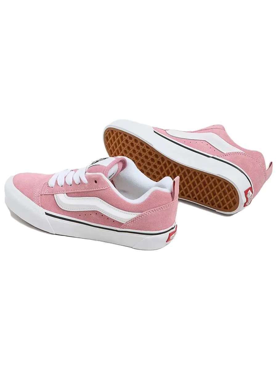 Кроссовки Vans Knu Skool Skateboarding Shoes Unisex Low-top — изображение 4 из 4, розовый