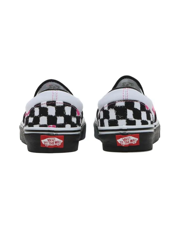 Кроссовки x the museum visitor slip-on 'black whtie' Vans — изображение 3 из 4, черный/белый