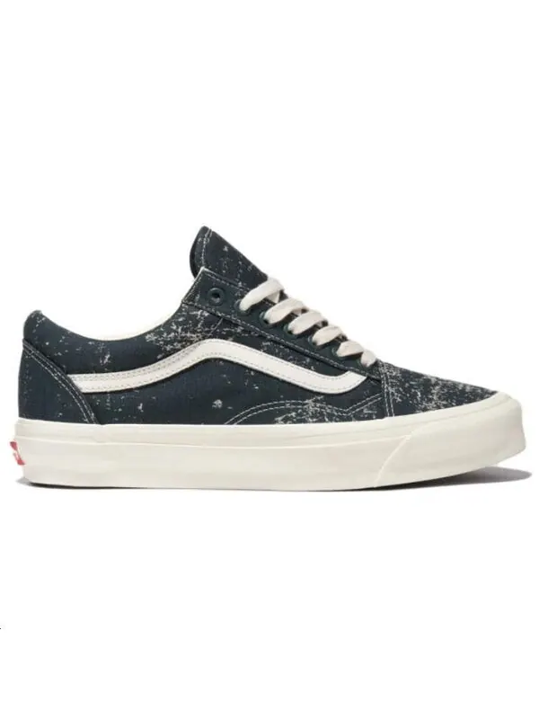 Кроссовки old skool 36 'green white' Vans — изображение 2 из 4, зеленый/белый