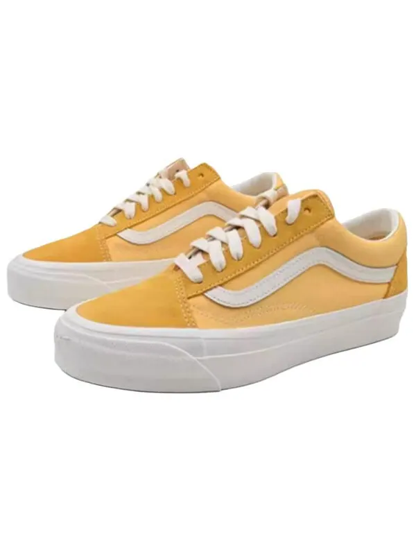 Кроссовки old skool 36 'yellow' Vans — изображение 3 из 4, желтый