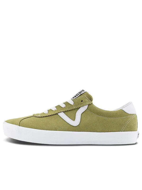 Кроссовки sport low 'green olive' Vans — изображение 1 из 4, оливковый зеленый/белый