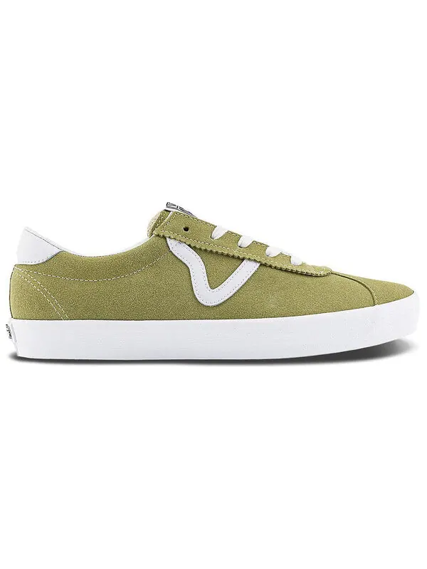 Кроссовки sport low 'green olive' Vans — изображение 2 из 4, оливковый зеленый/белый
