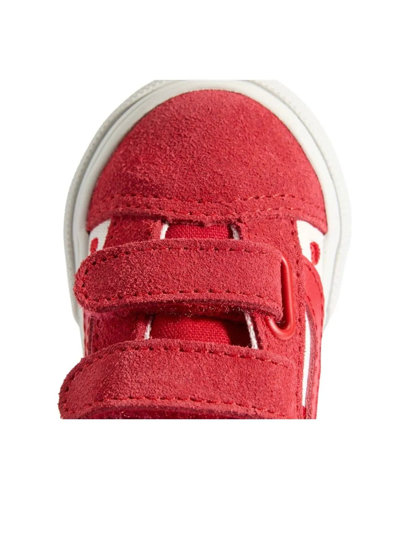 (TD)Vans Old Skool V 'Red White' — изображение 5 из 5, красный/белый