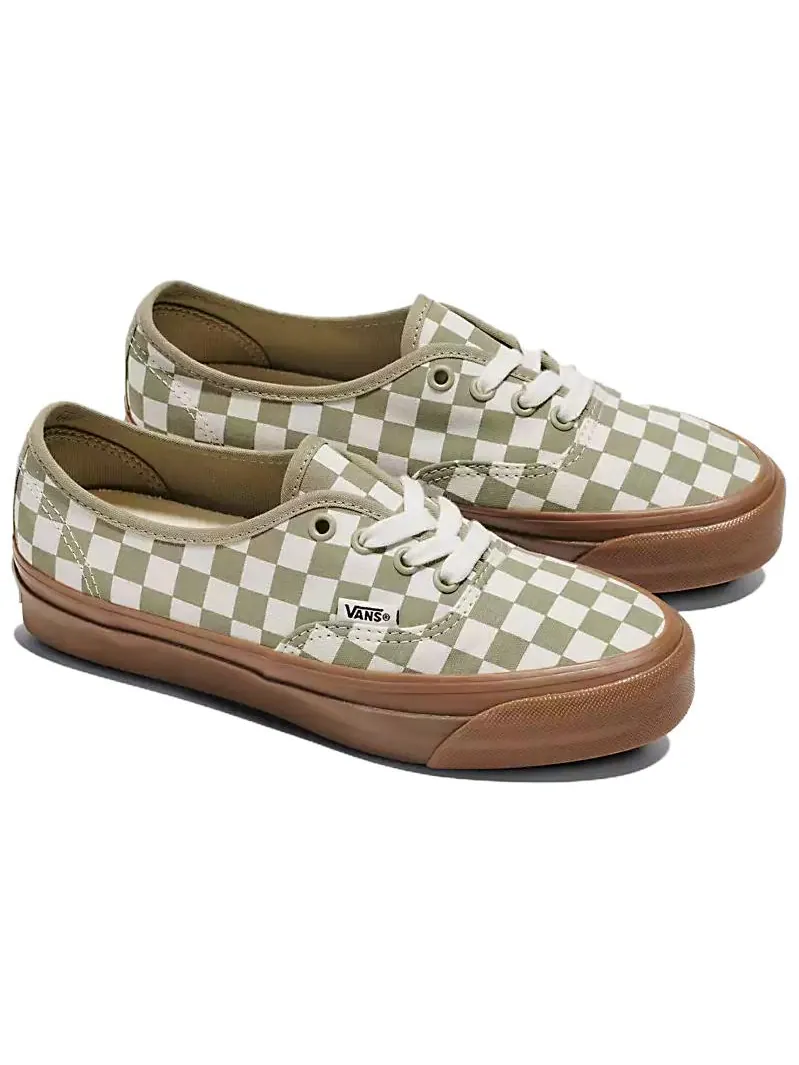Кроссовки Vans Authentic Reissue 44 MTE 'Checkerboard - Sage' — изображение 2 из 5, зеленый