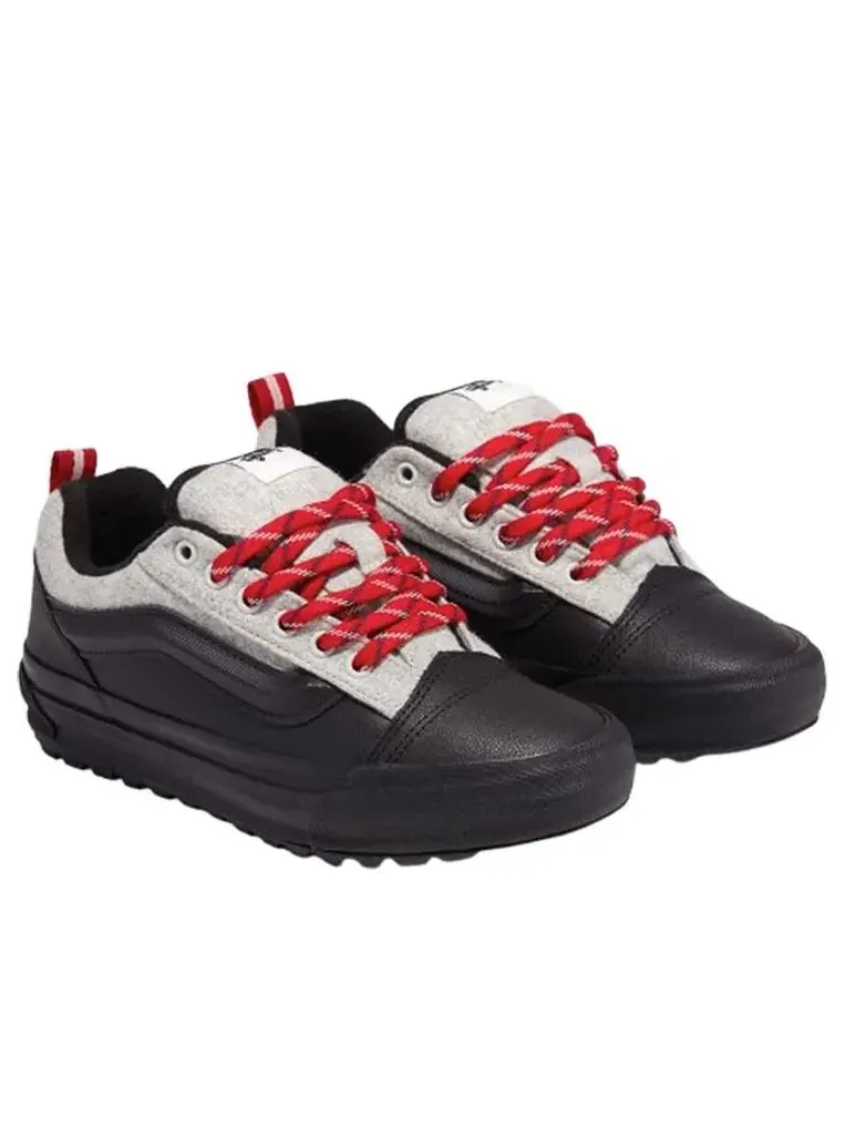 Кроссовки Vans Knu Skool Premium LX MTE-1 'Black Red' — изображение 2 из 3, черный