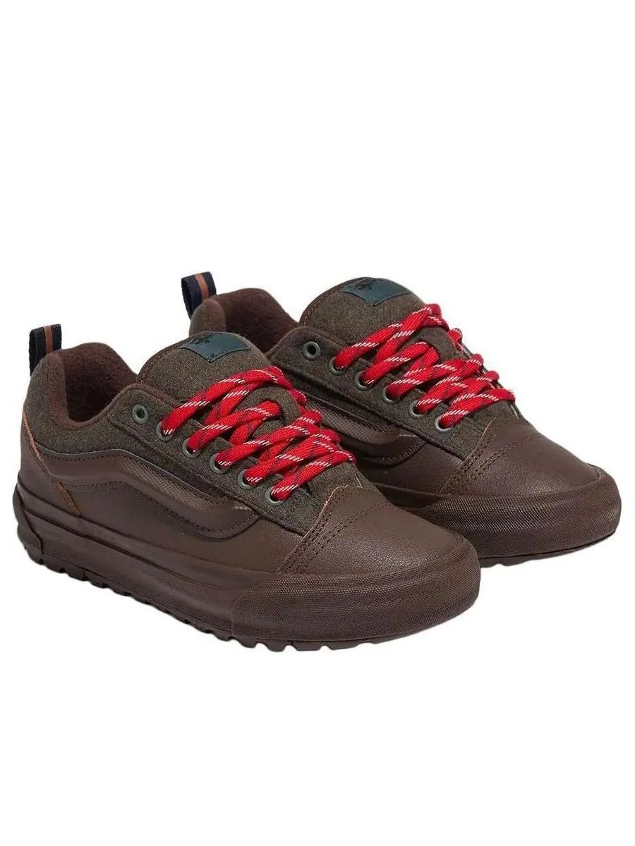 Кроссовки Vans Knu Skool Premium LX MTE-1 'Brown' — изображение 3 из 5, коричневый