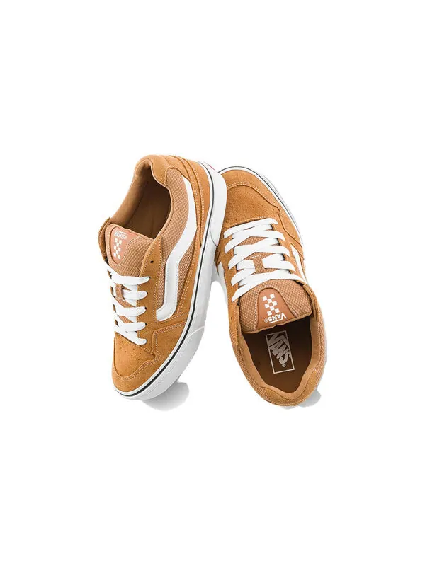 Кроссовки caldrone low 'brown' Vans — изображение 3 из 4, коричневый/белый