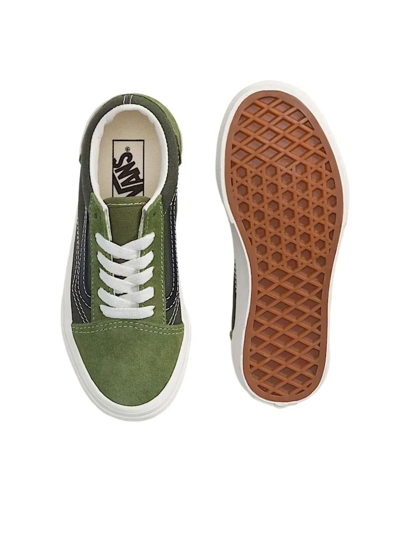 Детские кеды Old Skool Vans — изображение 3 из 4, зеленый