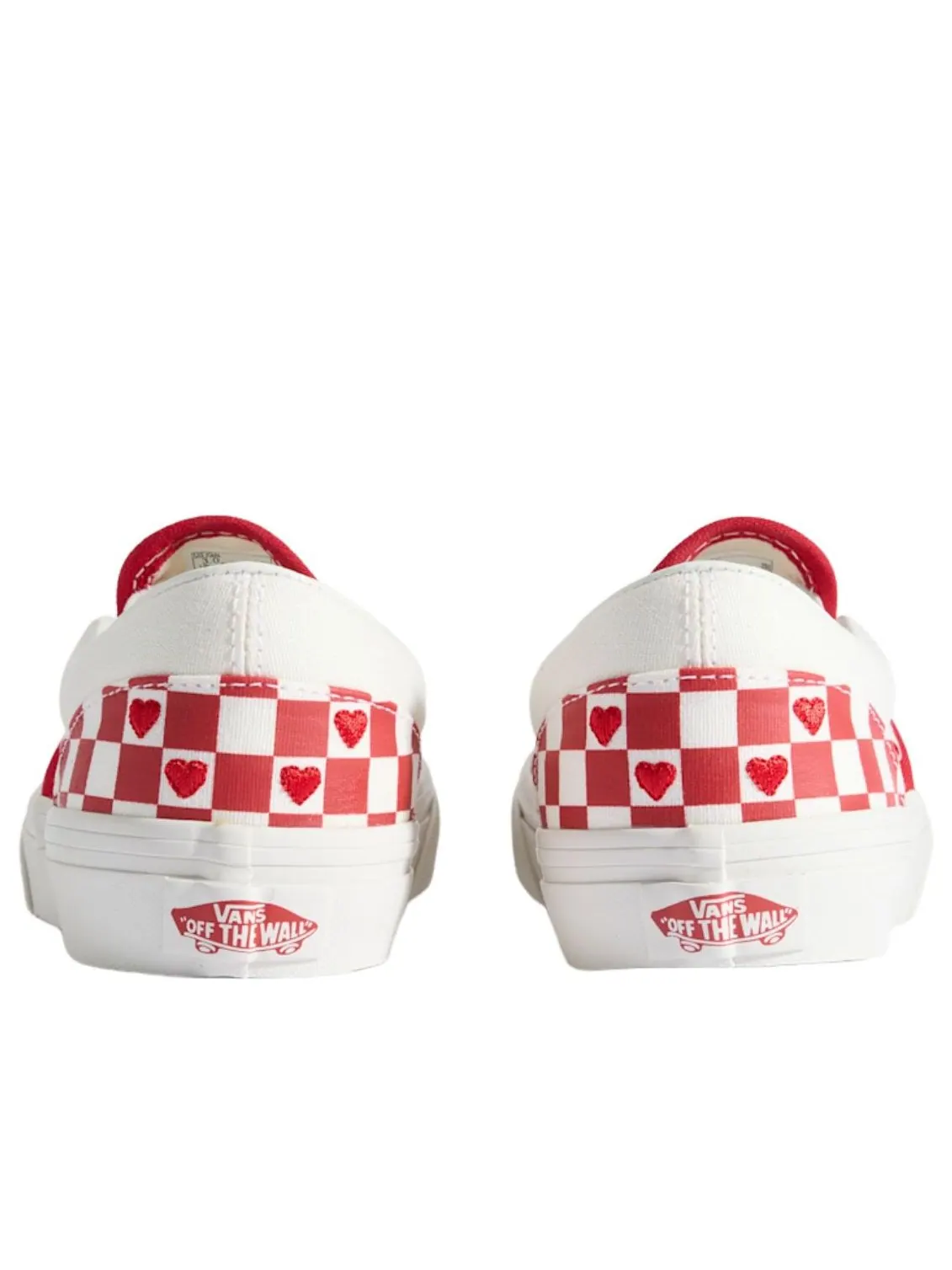 (PS) Vans Classic Slip-On 'Red Checkered' — изображение 5 из 5, красный/белый