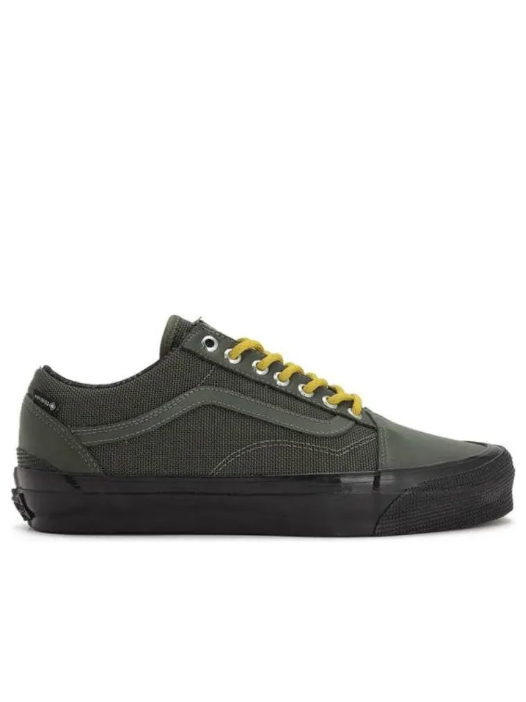 Кроссовки Vans Old Skool Premium Gore-Tex 'Dark Green' — изображение 2 из 5, зеленый