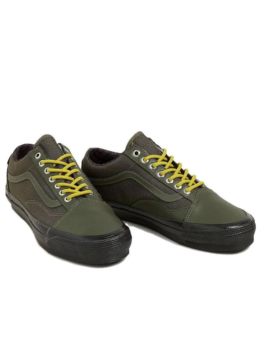 Кроссовки Vans Old Skool Premium Gore-Tex 'Dark Green' — изображение 3 из 5, зеленый
