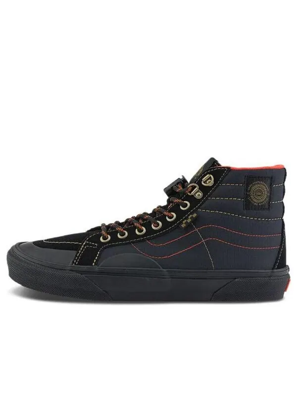 Кроссовки skate sk8-hi reissue x spitfire wheels 'black flame' Vans — изображение 1 из 4, черный/оранжевый
