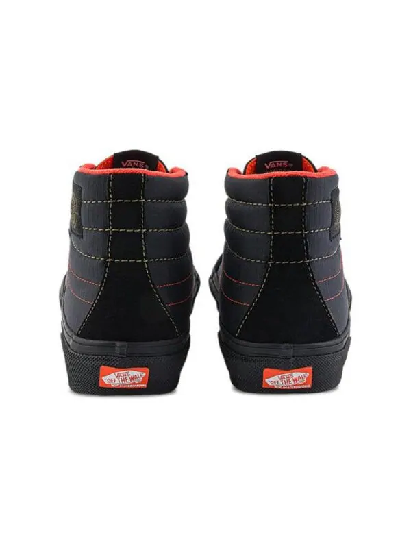 Кроссовки skate sk8-hi reissue x spitfire wheels 'black flame' Vans — изображение 3 из 4, черный/оранжевый