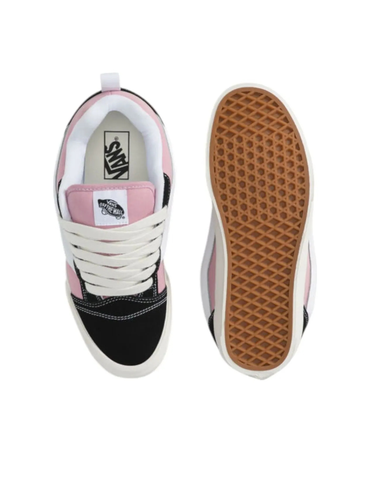 Кроссовки Vans Knu Skool 'Black Pink White' — изображение 3 из 3, черный