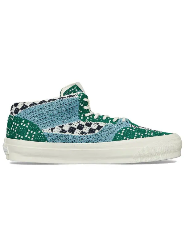 Кроссовки otw half cab reissue 33 'green engineered knit' Vans — изображение 2 из 4, зеленый