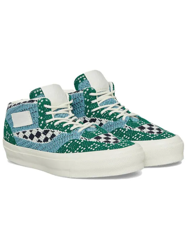 Кроссовки otw half cab reissue 33 'green engineered knit' Vans — изображение 3 из 4, зеленый
