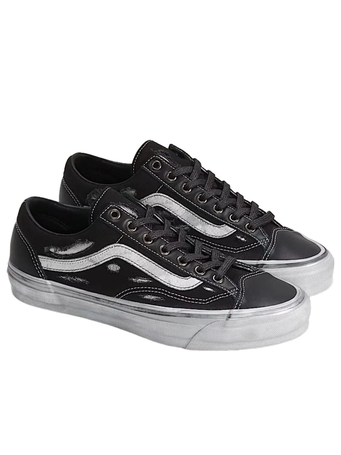 Vans OTW Old Skool 36 Vibram 'Distressed Silver' — изображение 2 из 5, серебристый/серый/черный