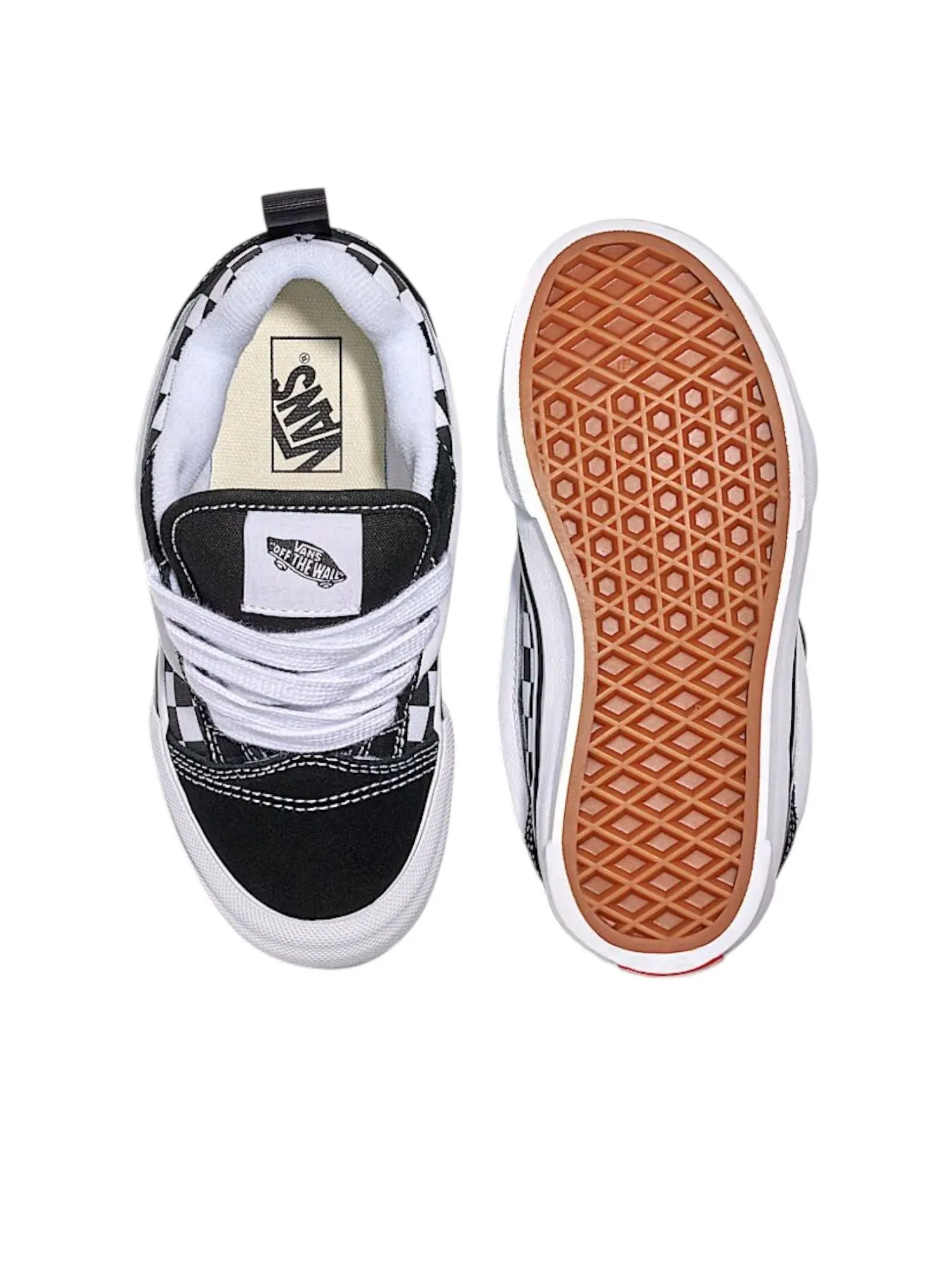 (GS) Vans Knu Skool 'Black White' — изображение 3 из 4, черный/белый