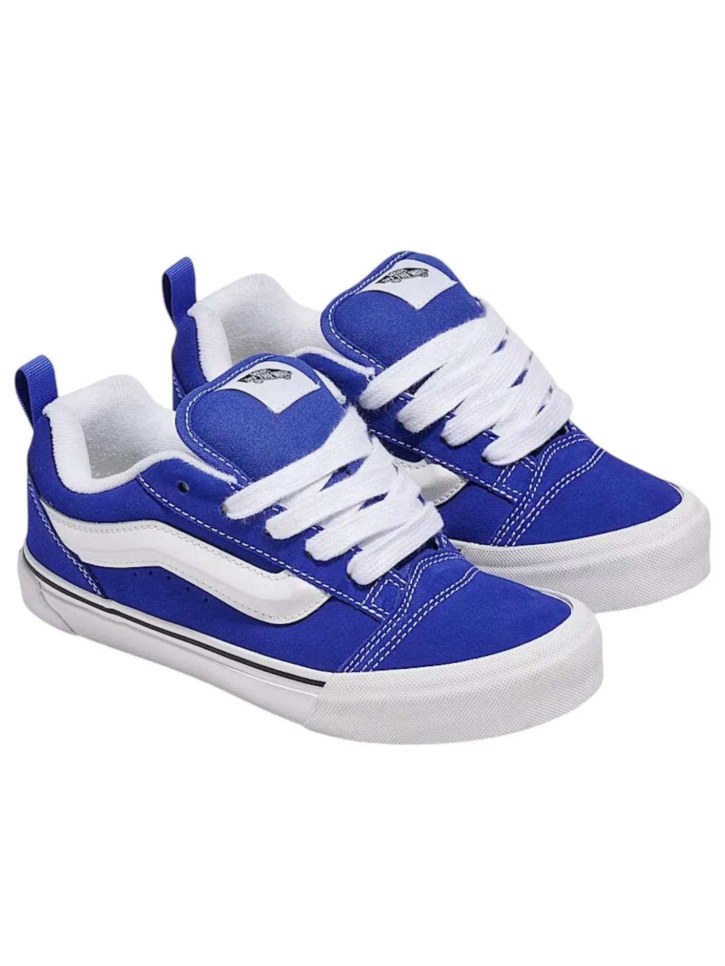 Кроссовки (GS) Vans Knu Skool 'Blue White' — изображение 2 из 4, синий
