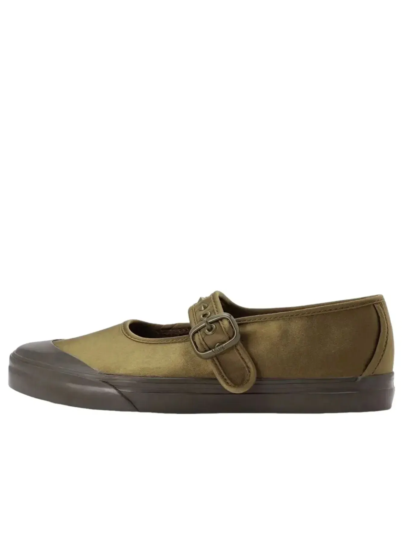 Туфли Vans Premium Mary Jane Lowpro 'Studs Olive' VN000D34DFQ — изображение 1 из 5, оливковый зеленый