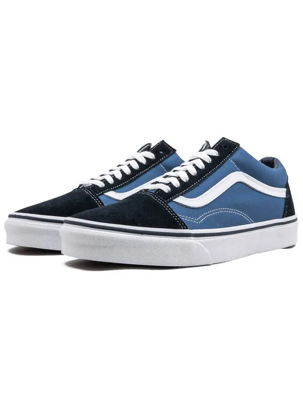 Кроссовки old skool 'navy' Vans — изображение 3 из 4, синий