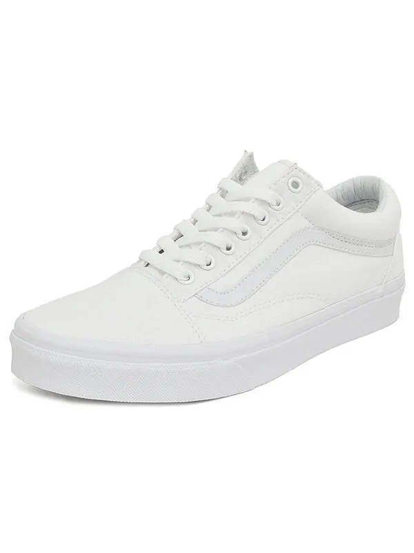 Кроссовки old skool 'true white' Vans — изображение 2 из 4, белый