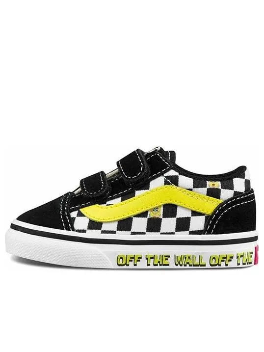 Кеды (TD) Vans SpongeBob SquarePants x Old Skool Velcro 'Off The Wall' — изображение 1 из 4, черный