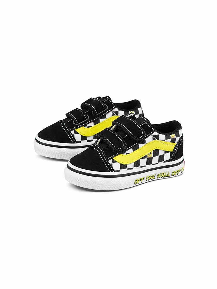 Кеды (TD) Vans SpongeBob SquarePants x Old Skool Velcro 'Off The Wall' — изображение 2 из 4, черный