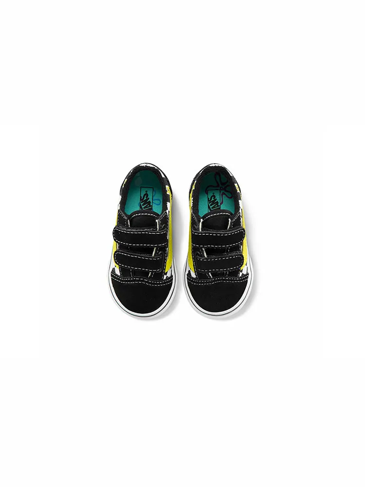 Кеды (TD) Vans SpongeBob SquarePants x Old Skool Velcro 'Off The Wall' — изображение 3 из 4, черный