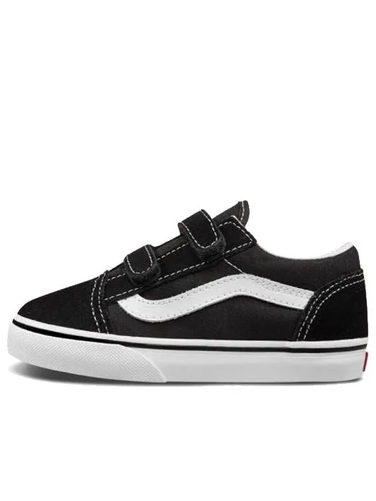 Кеды Vans Old Skool V Toddler 'Black' — изображение 1 из 5, черный