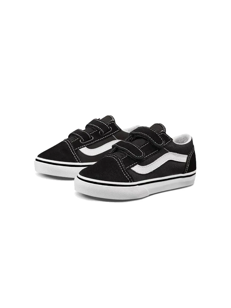 Кеды Vans Old Skool V Toddler 'Black' — изображение 2 из 5, черный