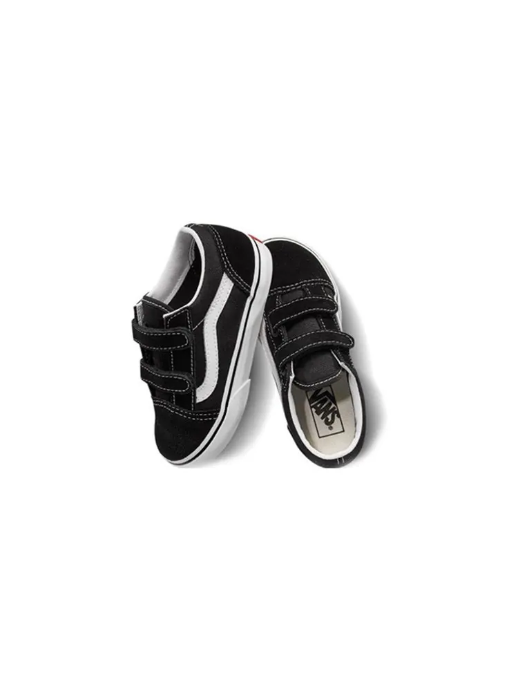 Кеды Vans Old Skool V Toddler 'Black' — изображение 3 из 5, черный