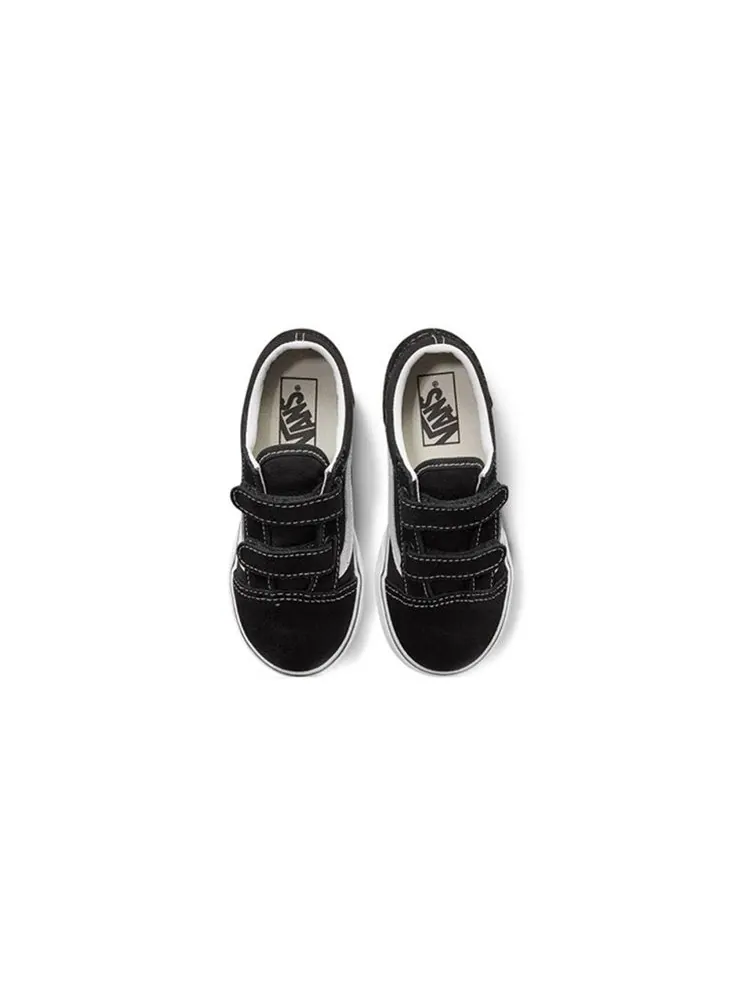 Кеды Vans Old Skool V Toddler 'Black' — изображение 4 из 5, черный