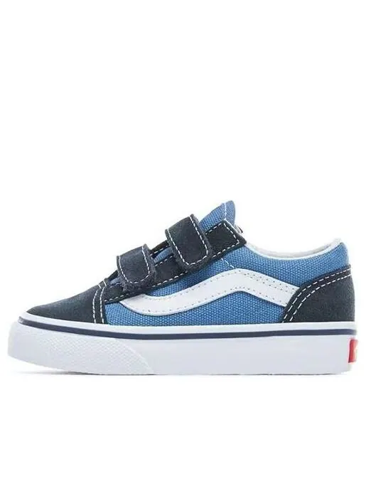 Кроссовки old skool v toddler 'navy' Vans — изображение 1 из 4, синий