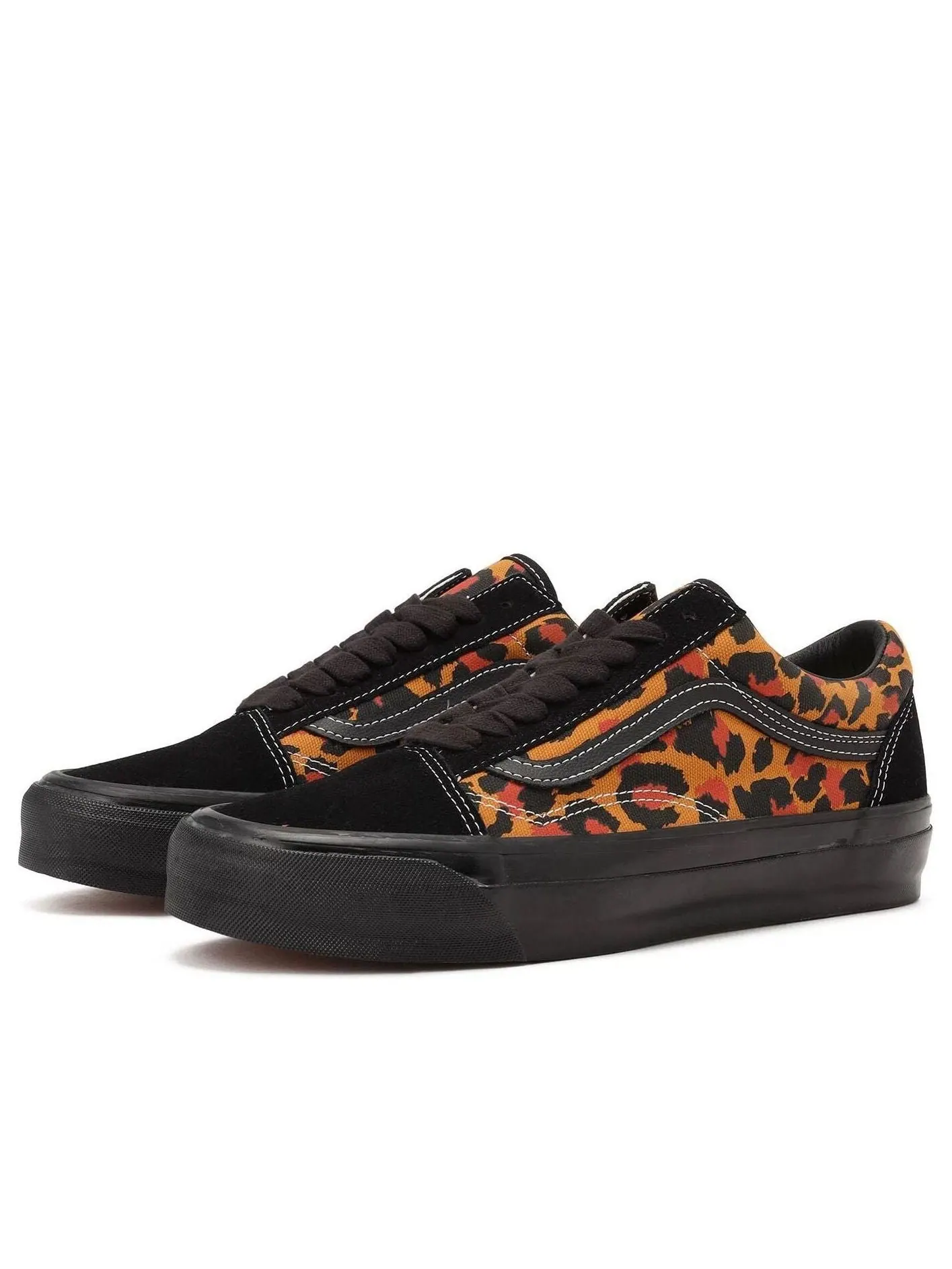 Vans Old Skool 36 LX 'Punk Capsule Orange Leopard' — изображение 2 из 6, оранжевый/черный