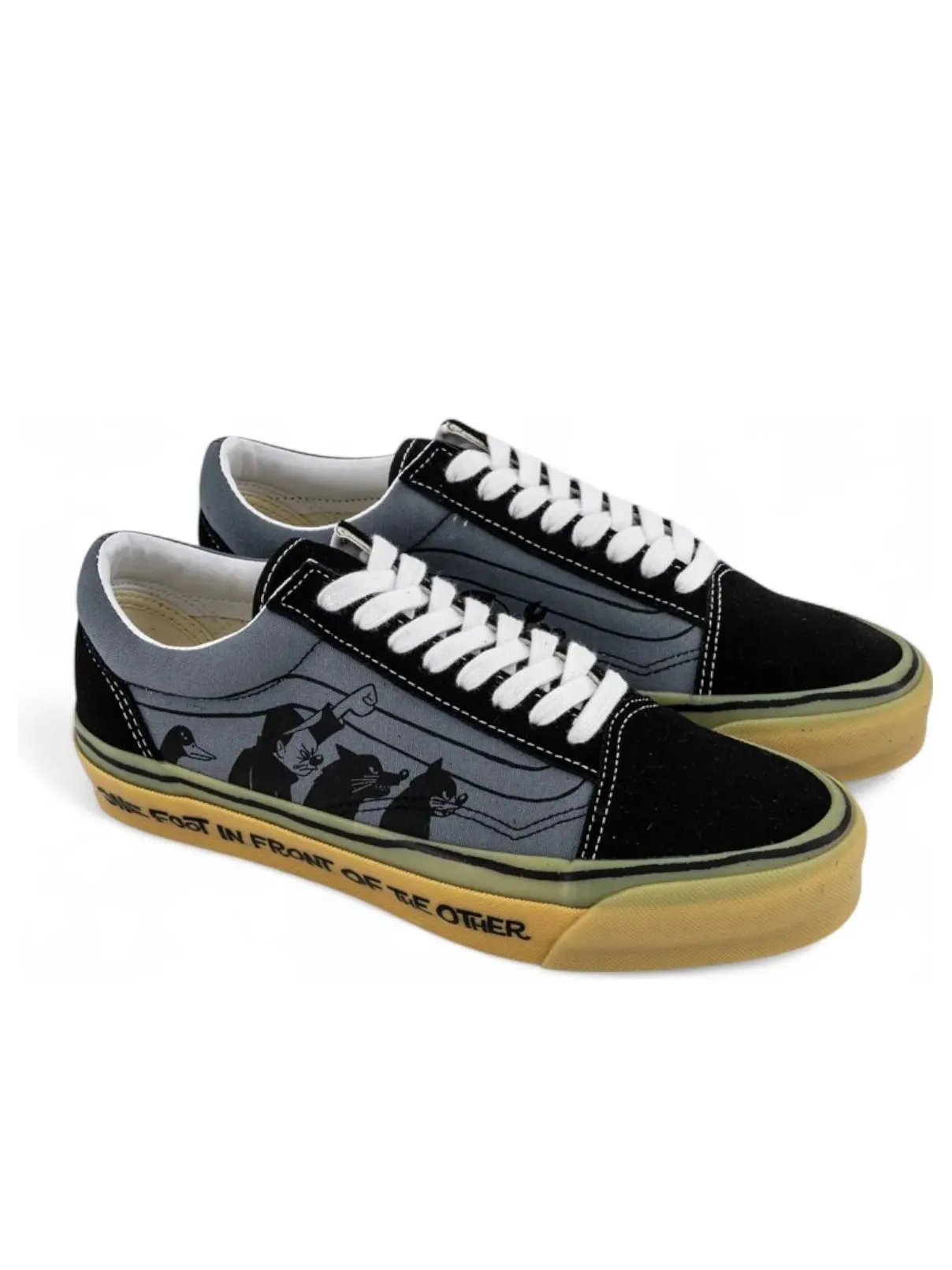 Vans x Yusuke Hanai Old Skool LX 'Black Grey Gum' — изображение 2 из 5, черный/серый