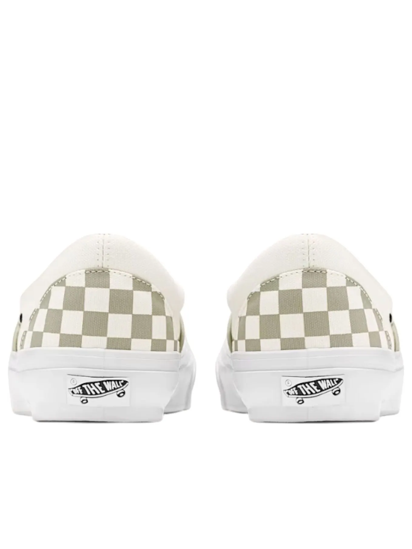 Vans Classic Slip-On 98 LX Checkerboard 'Eucalyptus' — изображение 4 из 5, серый/белый