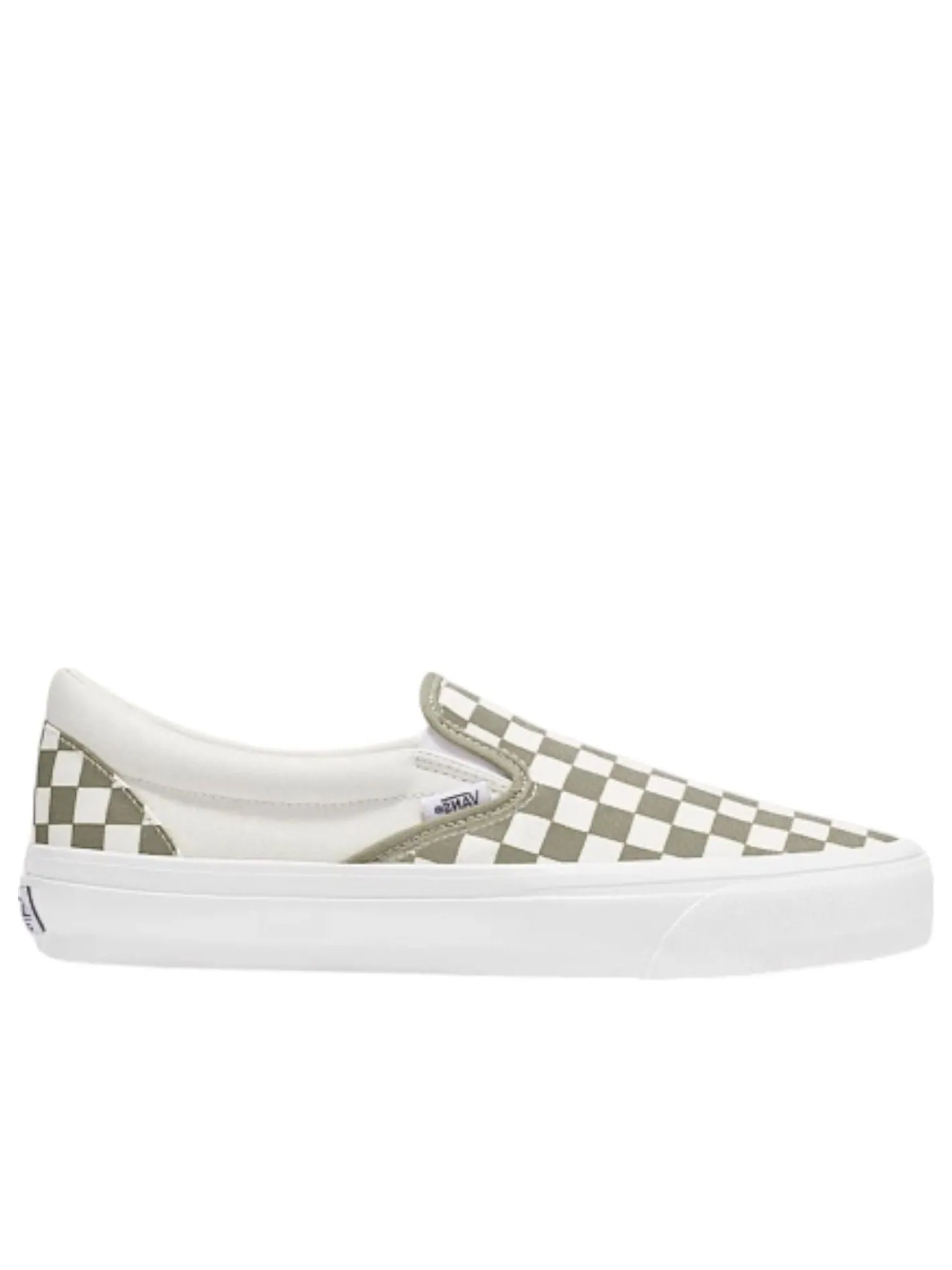 Vans Classic Slip-On 98 LX Checkerboard 'Eucalyptus' — изображение 5 из 5, серый/белый