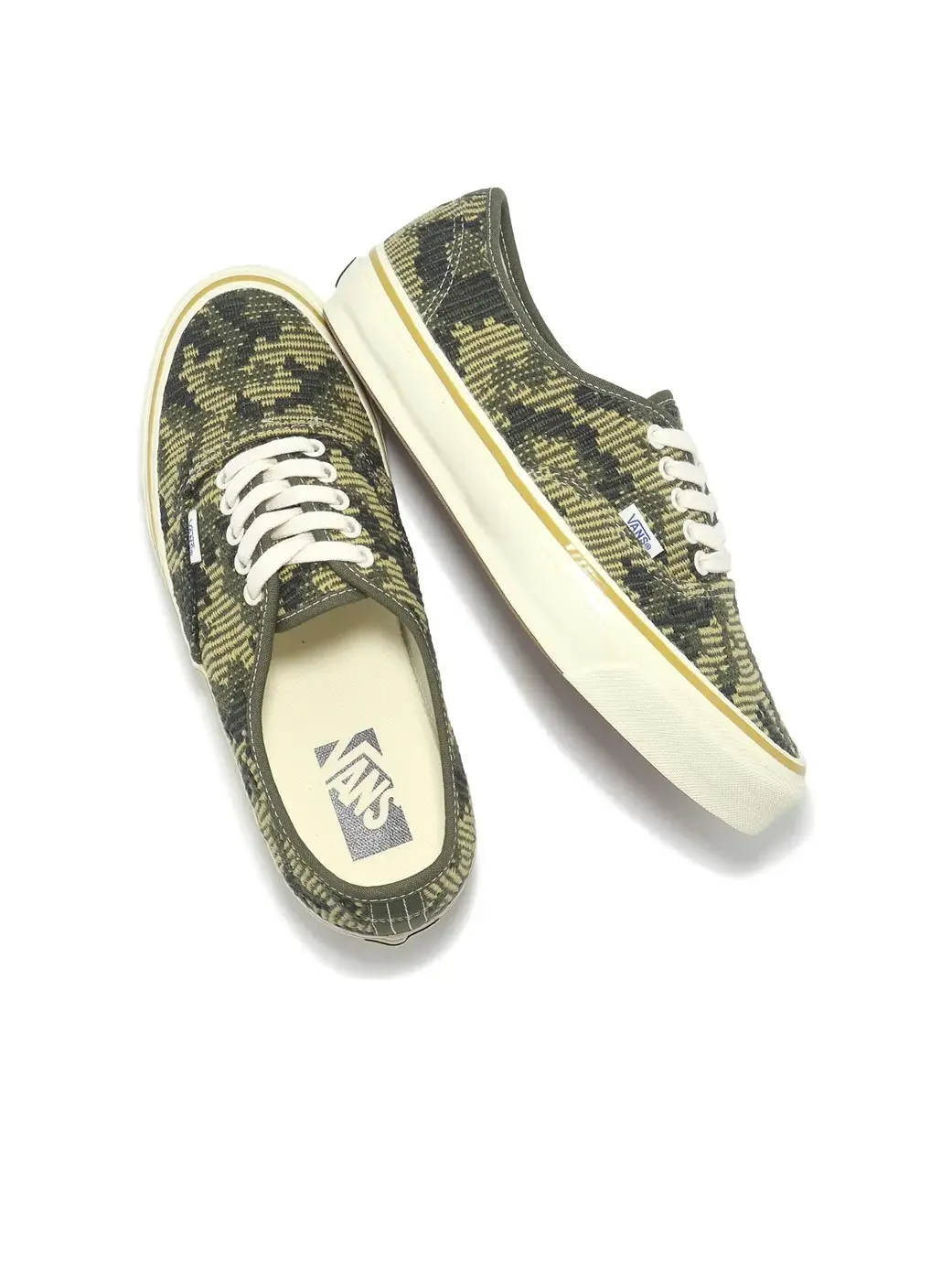 Кроссовки Vans Lx Authentic 44 'Green' — изображение 3 из 4, оливковый зеленый