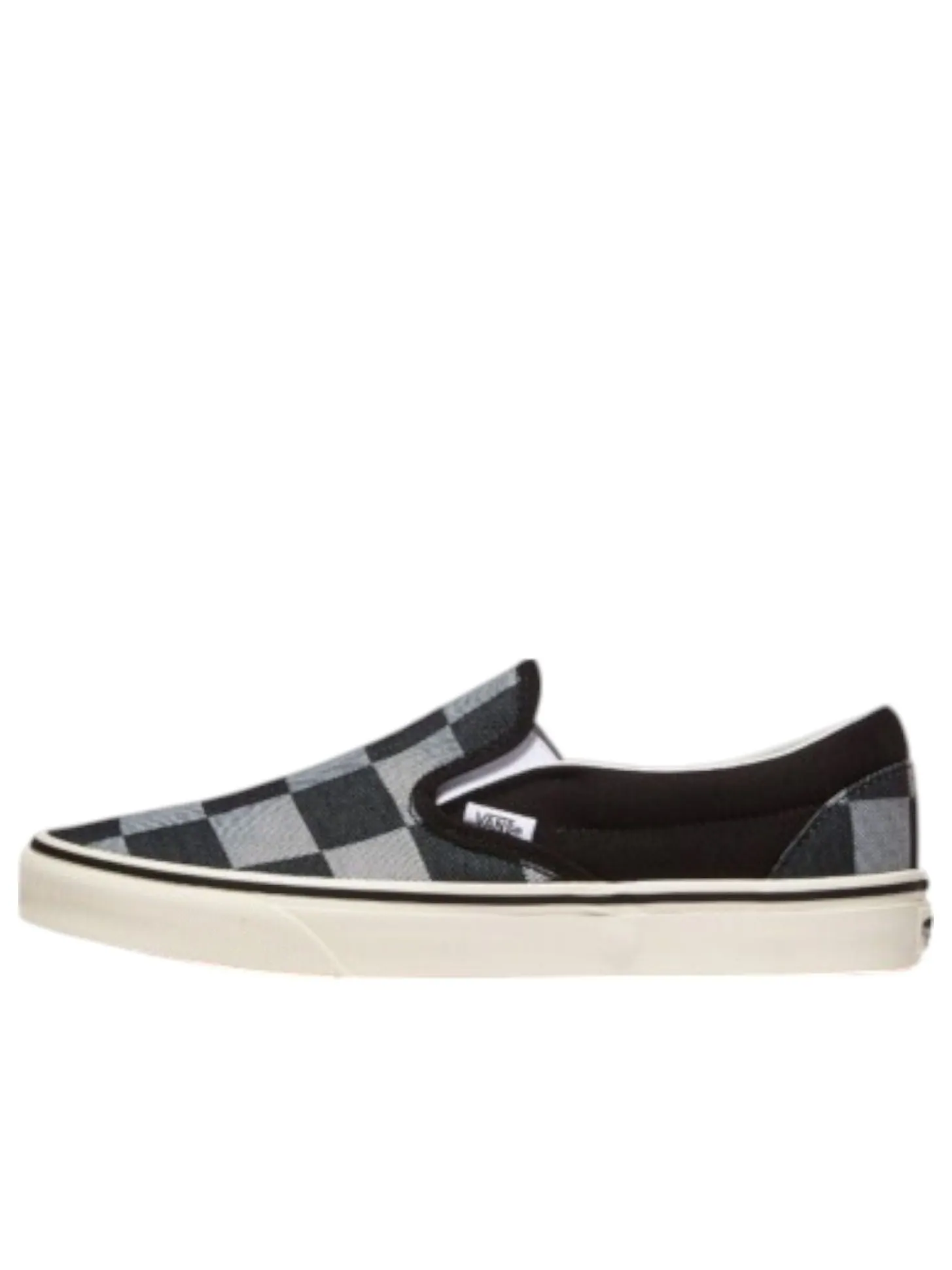 Кроссовки Vans Classic Slip-On 'Black Grey' — изображение 1 из 3, черный