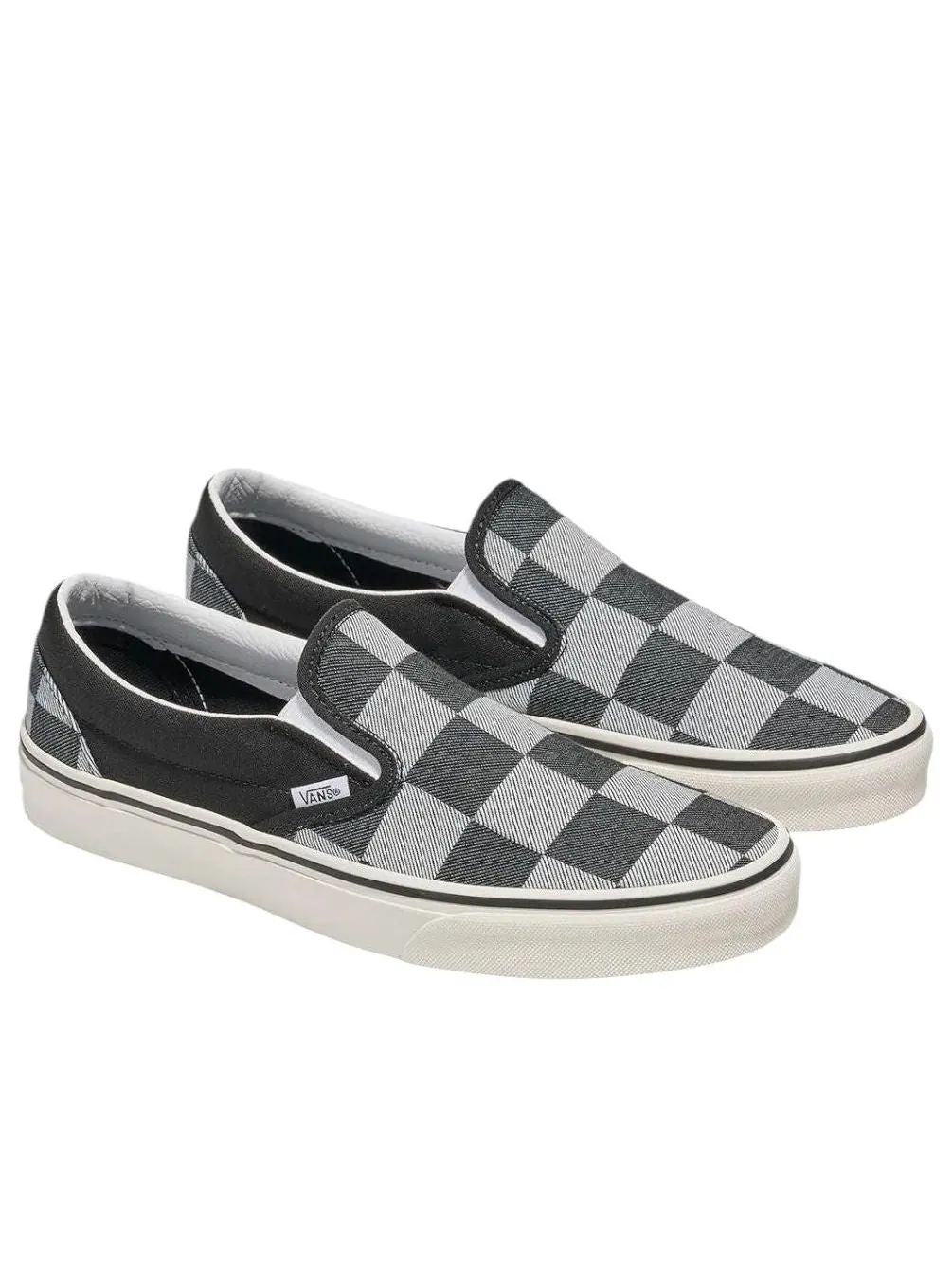Кроссовки Vans Classic Slip-On 'Black Grey' — изображение 2 из 3, черный