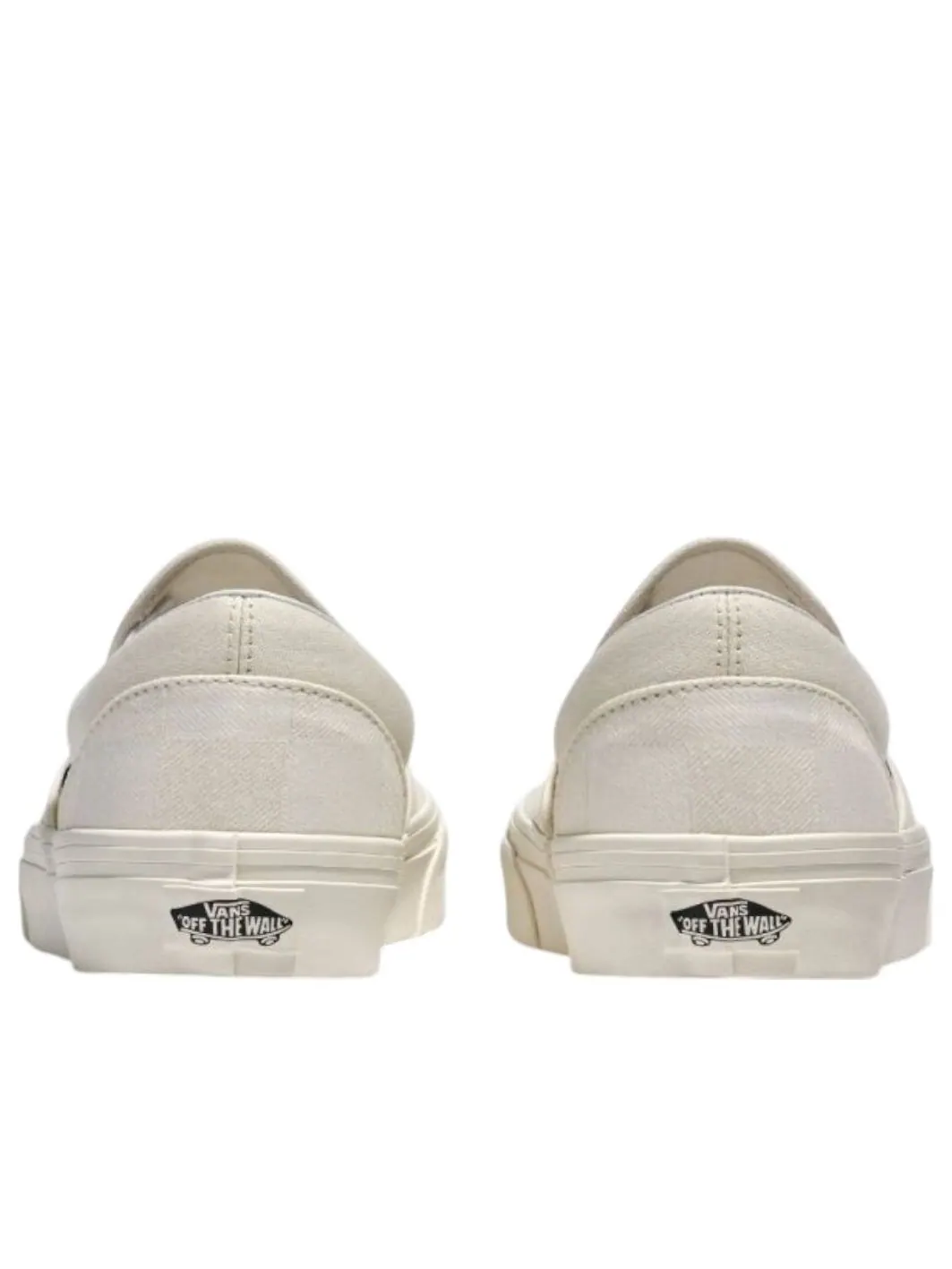 Кроссовки Vans Classic Slip-On 'White Neutrals' — изображение 4 из 4, бежевый