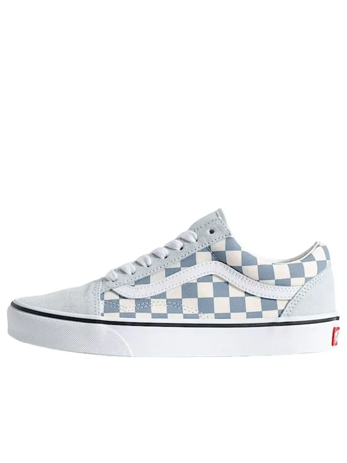 Кеды Vans Old Skool Checkerboard 'Dawn Mist Blue' VN000D6WFOA — изображение 1 из 4, синий